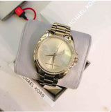 Michael Kors Bradshaw Quartz Gold Dial Gold Steel Strap Watch For Women - MK6555