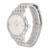 Shop Omega De Ville Prestige Co-Axial Silver Dial Silver Steel Strap Watch for Men - 424.10.40.20.02.003 in USA