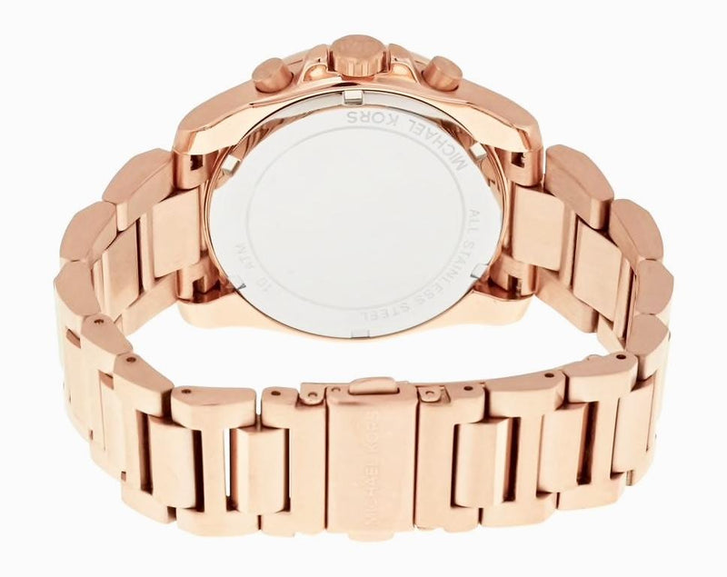 Michael Kors Brecken Chronograph Quartz Rose Gold Dial Rose Gold Steel Strap Watch For Women - MK6367 Buy Now By Michael Kors