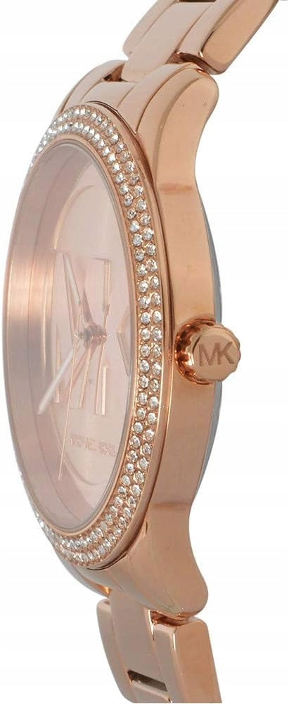 Michael Kors Tibby Quartz Rose Gold Dial Rose Gold Steel Strap Watch For Women - MK6880 Buy Now By Michael Kors