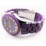 Marc Jacobs Pelly Purple Dial Purple Silicone Strap Watch for Women - MBM2515 Buy Now By Marc Jacobs