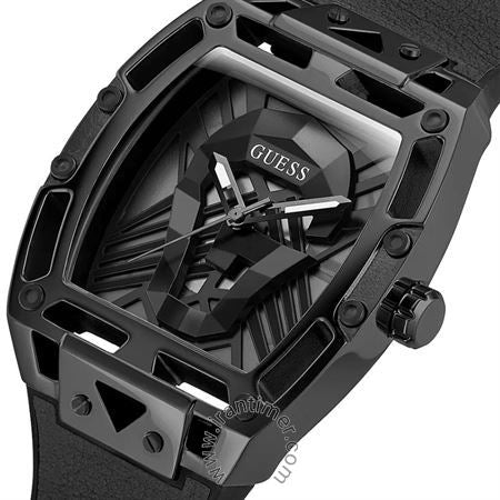 Guess Legend Black Dial Black Silicone Strap Watch For Men - GW0500G2 Buy Now By Guess