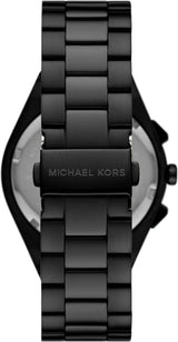Michael Kors Lennox Chronograph Black Dial Black Steel Strap Watch For Men - MK9146 Buy Now By Michael Kors