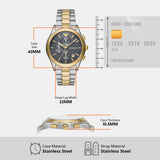 Emporio Armani Paolo Chronograph Grey Dial Two Tone Steel Strap Watch For Men - AR11527 Buy Now By Emporio Armani