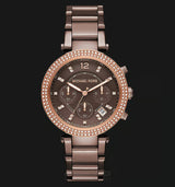 Michael Kors Parker Analog Quartz Brown Dial Brown Steel Strap Watch For Women - MK6378 Buy Now By Michael Kors