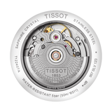 Tissot Carson Premium Powermatic 80 Black Dial Black Leather Strap Watch For Men - T122.407.16.051.00