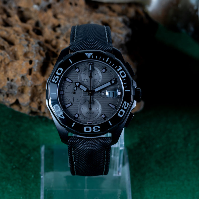 Tag Heuer Aquaracer Grey Titanium Dial Watch for Men - CAY218B.FC6370