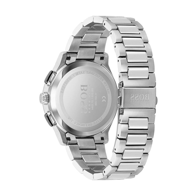 Hugo Boss Peak Black Dial Silver Steel Strap Watch for Men - 1513762 Buy Now By Hugo Boss