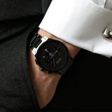 Hugo Boss Peak Black Dial Black Steel Strap Watch for Men - 1513814 Buy Now By Hugo Boss