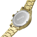 Hugo Boss Allure Chronograph Green Dial Gold Steel Strap Watch for Men - 1513923 Buy Now By Hugo Boss