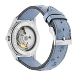Gucci G Timeless Automatic Mother of Pearl Dial Blue Leather Strap Watch For Women - YA1264113 Buy Now By Gucci