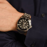 Shop Gucci Dive Quartz Black Dial Silver Steel Strap Watch For Men - YA136301 in USA
