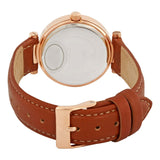 Guess Park Avenue Blue Dial Brown Leather Strap Watch for Women - W0838L2 Buy Now By Guess