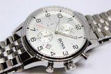 Hugo Boss Aeroliner Chronograph Quartz White Dial Silver Steel Strap Watch For Men - HB1512445 Buy Now By Hugo Boss