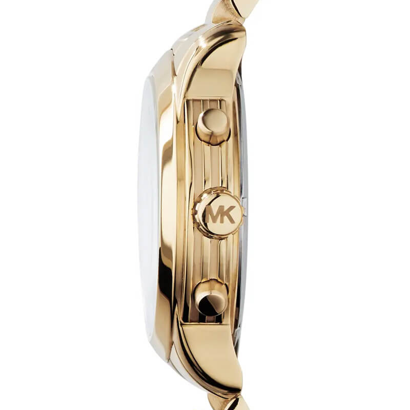 Michael Kors Cooper Chronograph White Dial Gold Steel Strap Watch For Women - MK5916 Buy Now By Michael Kors