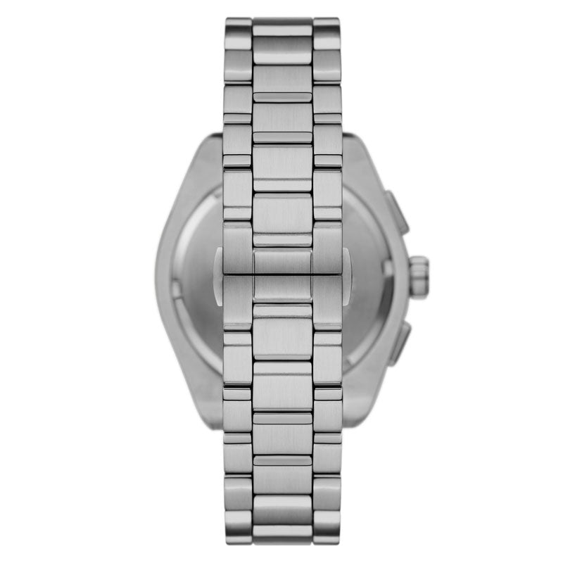 Emporio Armani Federico Chronograph Black Dial Silver Steel Strap Watch For Men - AR11560 Buy Now By Emporio Armani