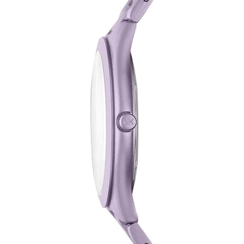 Michael Kors Slim Runway Quartz Purple Dial Purple Steel Strap Watch For Women - MK4540 Buy Now By Michael Kors