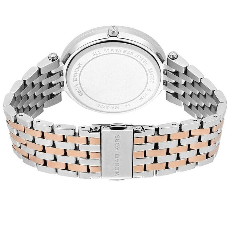 Michael Kors Darci Silver Dial Two Tone Stainless Steel Strap Watch for Women - MK3203 Buy Now By Michael Kors