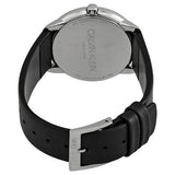 Calvin Klein Minimal Black Dial Black Leather Strap Watch for Men - K3M211C3 Buy Now By Calvin Klein
