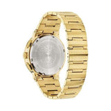 Versace Greca Chronograph Black Dial Gold Steel Strap Watch For Men - VEZ900421 Buy Now By Versace