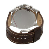Fossil Forrester Chronograph White Dial Brown Leather Strap Watch for Men - FS5696 Buy Now By Fossil