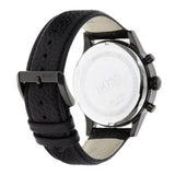 Hugo Boss Blackout Chronograph Black Dial Black Leather Strap Watch For Men - HB1512567 Buy Now By Hugo Boss