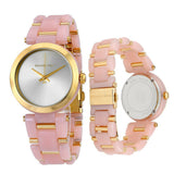 Michael Kors Delray Rose Gold Dial Pink Steel Strap Watch for Women - MK4316 Buy Now By Michael Kors