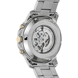 Fossil Bronson Chronograph Red Dial Silver Steel Strap Watch for Men - FS5878 Buy Now By Fossil