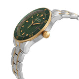 Shop Movado Heritage Calendoplan Black Dial Two Tone Steel Strap Watch For Men - 3650096 in USA