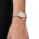 Tissot Le Locle Lady Automatic Diamonds Silver Dial Two Tone Steel Strap Watch For Women - T006.207.22.036.00 Buy Now By Tissot