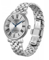 Tissot T Classic Carson Premium Powermatic 80 Silver Dial Silver Steel Strap Watch For Men - T122.407.11.033.00 Buy Now By Tissot