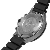 Emporio Armani Diver Chronograph Black Dial Black Silicon Strap Watch For Men - AR11515 Buy Now By Emporio Armani