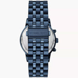 Michael Kors Hutton Chronograph Blue Dial Blue Steel Strap Watch For Men - MK9088 Buy Now By Michael Kors