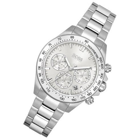 Hugo Boss Novia Chronograph Silver Dial Silver Steel Strap Watch for Women - 1502616 Buy Now By Hugo Boss