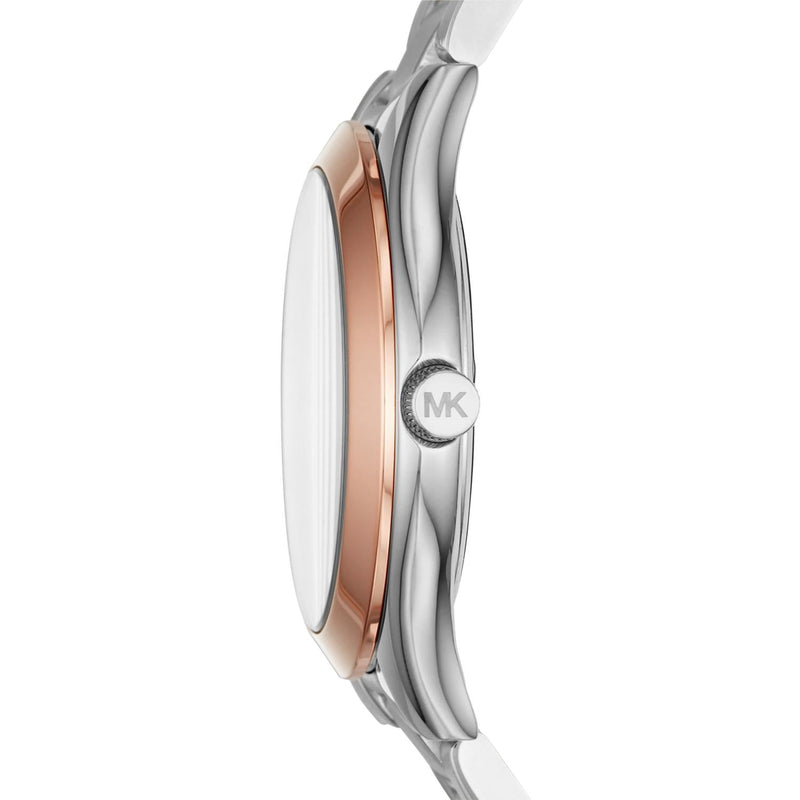 Michael Kors Mini Slim Runway Silver Dial Silver Steel Strap Watch for Women - MK3514 Buy Now By Michael Kors