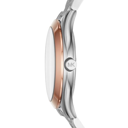 Fossil Jacqueline White Dial Two Tone Steel Strap Watch for Women - ES3844 Buy Now By Fossil