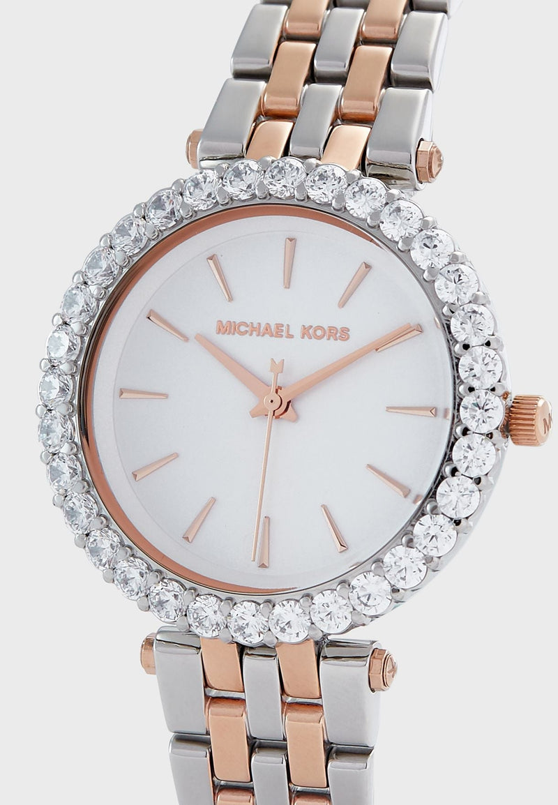Michael Kors Darci Quartz Silver Dial Two Tone Steel Strap Watch For Women - MK4515 Buy Now By Michael Kors