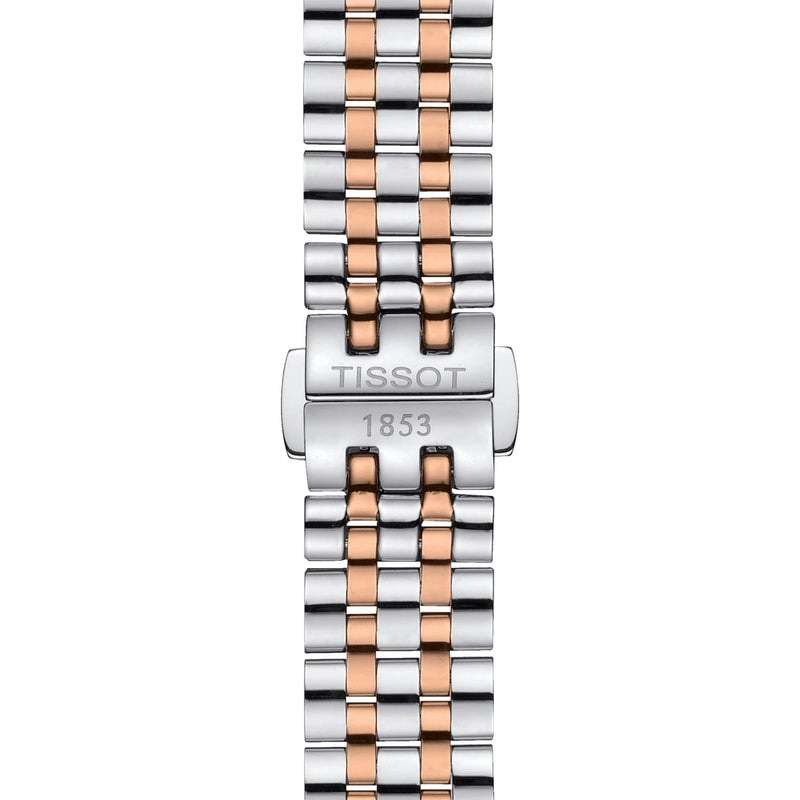 Tissot T Classic Carson Premium 30 White Dial Two Tone Steel Strap Watch for Women - T122.207.22.031.01 Buy Now By Tissot