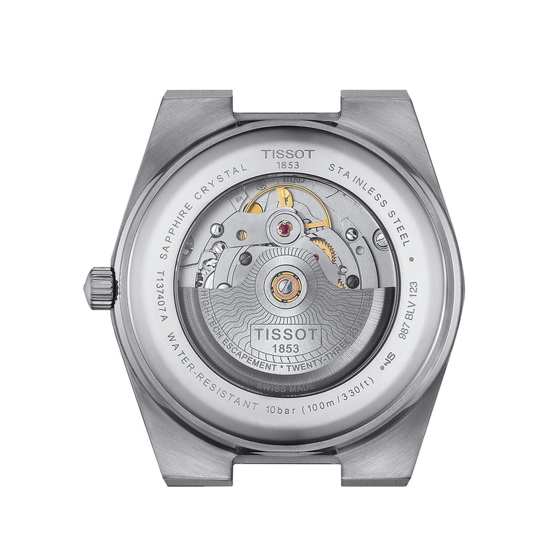 Tissot PRX Powermatic 80 Black Dial Silver Steel Strap Watch for Men - T137.407.11.051.00 Buy Now By Tissot