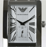Emporio Armani Classic White Dial Silver Steel Strap Watch For Men - AR0145 Buy Now By Emporio Armani