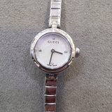 Gucci Diamantissima Quartz Diamonds White Dial Silver Steel Strap Watch For Women - YA141503 Buy Now By Gucci