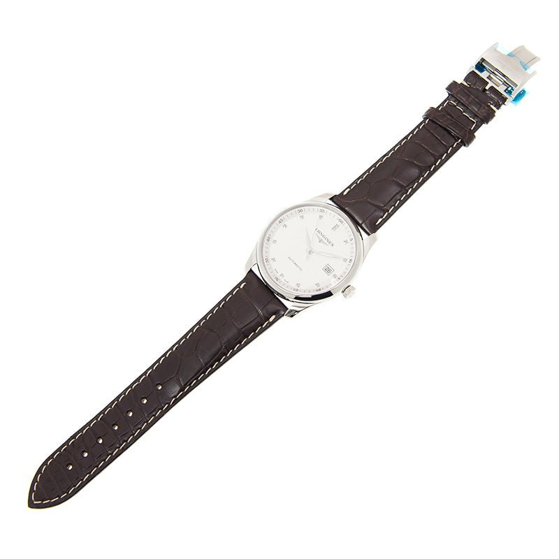 Longines Master Collection Automatic 40mm White Dial Brown Leather Strap Watch for Men - L2.793.4.77.3 Buy Now By Longines