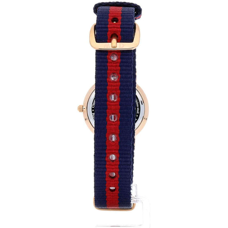 Daniel Wellington Classy Oxford White Dial Two Tone Nylon Strap Watch For Women - DW00100064 Buy Now By Daniel Wellington