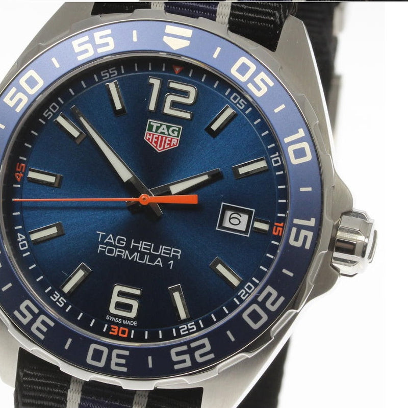 Tag Heuer Formula 1 Quartz Blue Dial Two Tone NATO Strap Watch for Men - WAZ1010.FC8197 Buy Now By Tag Heuer