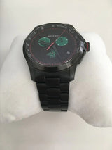 Shop Gucci G Timeless Quartz Black Dial Black Steel Strap Watch for Men - YA126270 in USA