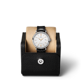 Shop IWC Portofino Automatic White Dial Black Leather Strap Watch for Men - IW356517 in USA