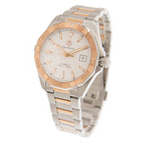 Tag Heuer Aquaracer Calibre 5 Automatic White Dial Two Tone Steel Strap Watch for Men - WAY2150.BD0911 Buy Now By Tag Heuer