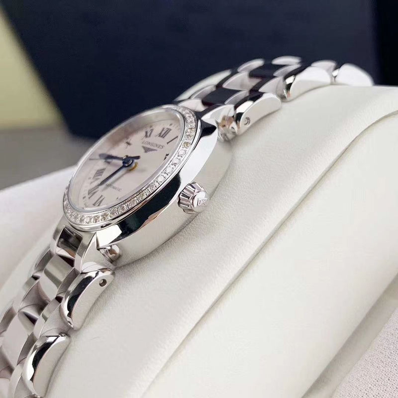 Longines PrimaLuna 26.5mm Automatic Stainless Steel Watch for Women - L8.111.0.71.6 Buy Now By Longines