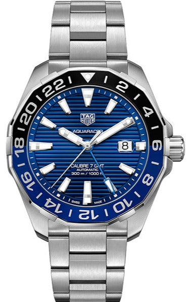 Shop Tag Heuer Aquaracer Blue Dial Watch for Men - WAY201T.BA0927 in USA