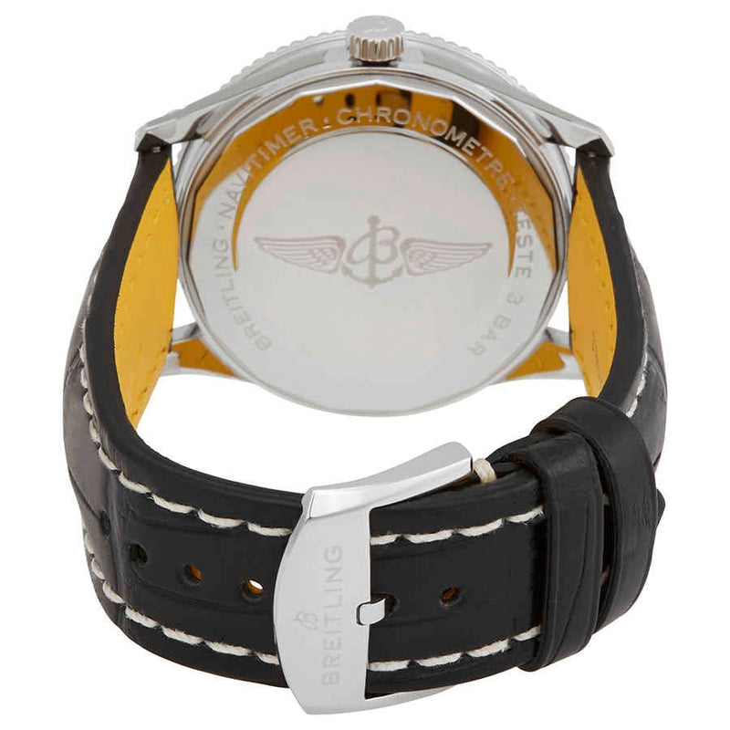 Shop Breitling Navitimer 1 Automatic 41mm Black Dial Black Leather Strap Mens Watch - A17326211B1P1 in USA